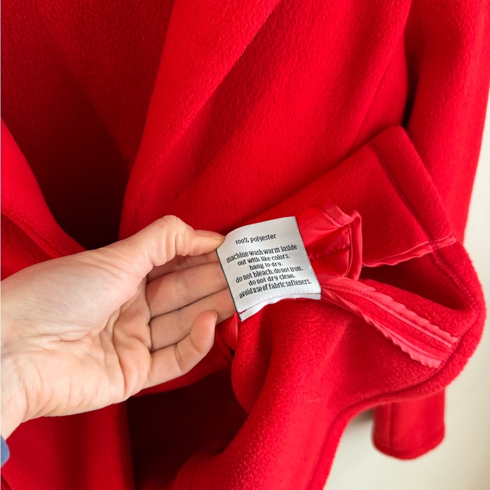 Dudley Stephens Vello Fleece Remsen Blazer Jacket - Red - Size Small - Picture 15 of 16